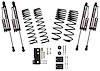 2 in. Dual Rate Long Travel Suspension Lift Kit for 2007-2018 Jeep Wrangler JK (2-Door) w/ADX 2.0 Remote Reservoir Shocks - image 1