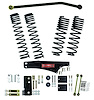 4 in. Dual Rate Long Travel Suspension Lift Kit for 2007-2018 Jeep Wrangler JKU (4-Door) w/o Shocks - image 1