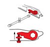 13030 Torsion Key Adjustment Kit For 2002-2010 Dodge Ram 1500 - image 2