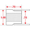 1/2"-20 Weld In Bung Right Hand Thread - image 2