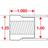 M18 x 1.5 Weld In Bung Left Hand Thread - image 2