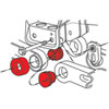 87330 CAM/TOE BUSHING KIT - image 2