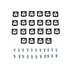 GMK2111715682S 22 Pieces Rear Window Reveal Molding Clip Set for 1968-1976 Dodge Dart - image 1
