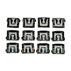GMK2120525712S 12 Pcs Windshield Reveal Molding Clip Set for 1971-1974 Plymouth Barracuda/Dodge Challenger - image 1