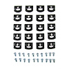 GMK2132715682S 40 Pieces Rear Window Reveal Molding Clip Set for 1968-1970 Roarrunner - image 1