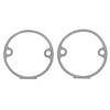 GMK216107268P Left/Driver Side/Right/Passenger Side Pair Park Lamp Lens Gasket for 1968-1969 Dodge Charger - image 1