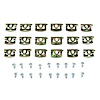 GMK2421715683S 18 Pieces Rear Window Reveal Molding Clip Set for 1968-1969 Plymouth Barracuda - image 1