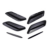 GMK2422255701S 6 Pieces Hood Ornament Set for 1970-1974 Cuda With Dual Scoop Twin Bulge Hood - image 1