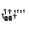 GMK3020055641S Grille Bar Hardware Kit for 1964-1965 Ford Mustang [10 Pieces] - image 1