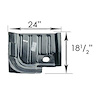 GMK302051064R Rear Footwell Floor Pan Patch for 1964-1970 Ford Mustang Coupe - image 1