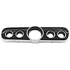 GMK3020523652 Black Camra Case Finish Instrument Cluster Bezel for 1965-1966 Mustang Gt - image 1