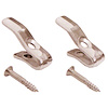 GMK3020532641P Pair Coat Hooks for 1964-1966 Ford Mustang [With Screws] Coupe - image 1
