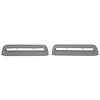 GMK302125567P Pair Hood Louver Plates for 1967-1968 Mustang Gt With Turn Signals In Hood - image 1