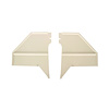 GMK3021408674PC Interior Kick Panel for 1967-1968 Ford Mustang Coupe - image 1