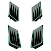 GMK302161567S Set Of 4 Pieces Quarter Panel Ornaments for 1967 Ford Mustang - image 1