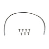 GMK3022955691L Rear Wheel Opening Molding for 1969 Ford Mustang Coupe - image 1