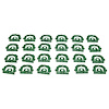 GMK4010715623S 24 Pieces Rear Window Reveal Molding Clip Set for 1966-1967 Chevy II Nova - image 1