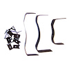 GMK4011507661S Console Mounting Bracket Set for 1966-1967 Chevy Nova Manual [3 Pieces Plus Hardware] - image 1