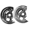 GMK401159567P Front Disc Brake Backing Plates Fits Select 1967-1968 Buick, Chevy, Oldsmobile, Pontiac Models - image 1