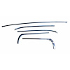 GMK4011715662S 5 Piece Set Rear Window Reveal Molding Set for 1966-1967 Chevy II Nova - image 1