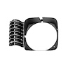 GMK401206069L Left/Driver Side Headlamp Bezel for 1969-1972 Chevy Nova - image 1