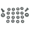 GMK4012250681S Hood Eyebrow Molding Hardware Kit 1968-1970 Chevy Nova [22 Pieces] - image 1