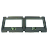 GMK4012554686 Console Gauge Bezel 68-76 X-Body 1968-1969 Camaro Fuel & Oil - image 1