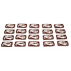 GMK4012715683S 22 Pieces Rear Window Reveal Molding Clip Set for 1968-1974 X-Body Models Without Vinyl Top - image 1