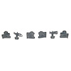 GMK4020055674S For Lower Molding Grille Molding Hardware Kit for 1967-1968 Camaro Rs - image 1
