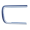 GMK4020060672R Right/Passenger Side Headlamp Door Opening Molding for 1967-1968 Camaro Rs - image 1
