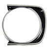 GMK402006067L Left/Driver Side Headlamp Bezel for 1967 Chevrolet Camaro - image 1