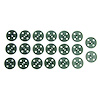 GMK4020202672S Hood Pad Clip Set 1967-1969 Camaro Set Of 22 Clips Correct Style - image 1