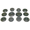 GMK402051267S 12 RuBig Blocker & Plastic Plugs For Floor Body Plug Kit for 1967-1968 Chevrolet Camaro - image 1