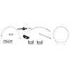GMK4020519672S Spiral Wound Park Brake Cable Kit for 1968-1969 Chevrolet Camaro, Pontiac Firebird - image 1