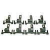 GMK4020525674S Front Windshield Reveal Molding Clip Set for 1967-1969 Chevrolet Camaro - image 1