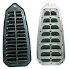 GMK402061268 Door Jamb Vent Louver 1968-1969 Camaro, Pontiac Firebird Body 64-1967 El Camino Includes Flap & Back - image 1