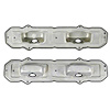 GMK402084467P Pair Tail Lamp Bezel Backing Plates for 1967-1968 Chevrolet Camaro - image 1