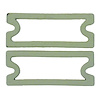 GMK4020847673P Left/Driver Side/Right/Passenger Side Pair Back-Up Lamp Lens Gaskets for 1967-1968 Camaro Rs Model Only - image 1
