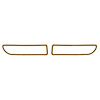 GMK4021072701P Left/Driver Side/Right/Passenger Side Pair Park Lamp Lens Gaskets for 1970-1973 Chevrolet Camaro - image 1