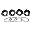 GMK403106367S 8 Pieces Headlamp Mounting Ring Set for 1967-1970 Oldsmobile Cutlass