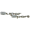 GMK4031615672P Pair Quarter Panel Emblem 'Super Sport' for 1967 Ss-396 Chevrolet Chevelle - image 1