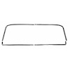 GMK403171566S 4 Piece Set Rear Window Reveal Molding Set for 1966-1967 Chevrolet Chevelle - image 1