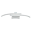 GMK4032537681S Stainless Steel Roof Rail Weatherstrip Channel Set for 1968 Chevrolet Chevelle - image 1