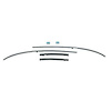 GMK4032537691S Stainless Steel Roof Rail Weatherstrip Channel Set for 1969 Chevrolet Chevelle - image 1