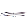 GMK4033537701S Stainless Steel Roof Rail Weatherstrip Channel Set for 1970-1972 Chevrolet Malibu - image 1