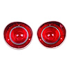 GMK4033845712P Left/Driver Side/Right/Passenger Side Pair Tail Lamp Lenses for 1971 Chevrolet Malibu - image 1