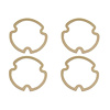 GMK4033845712S Left/Driver Side/Right/Passenger Side Tail Lamp Lens Gaskets for 1971-1972 Chevrolet Chevelle - image 1