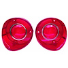 GMK4033845722P Pair Tail Lamp Lenses for 1972 Chevrolet Malibu - image 1