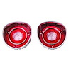 GMK4033847712P Pair Back-Up Lamp Lenses for 1971 Chevrolet Malibu - image 1