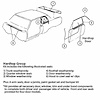 GMK4033900711S Weatherstrip Kit 1971-1972 Chevel 2-Door Hardtop - image 1